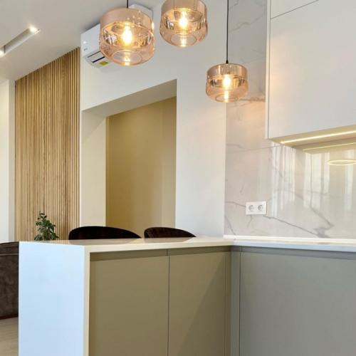 Кухня - гостинная после капитального ремонта. 08