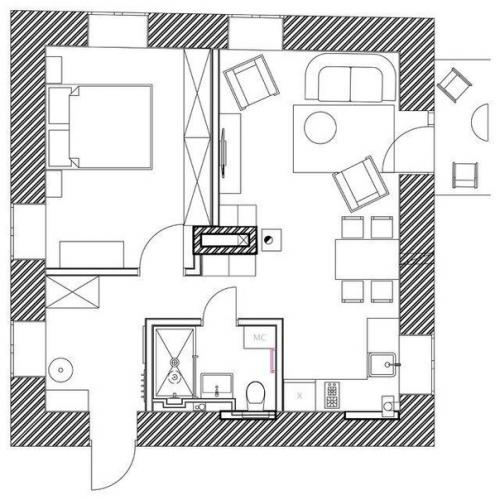 Даже самое маленькое жилище с помощью ремонта можно преобразовать в функциональное и красивое пространство. 04