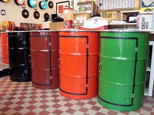 Мебель из баков - нетривиальный хэндмейд для креативных любителей нестандартных подходов к декорированию помещений! 02