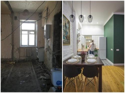 Даже самое маленькое жилище с помощью ремонта можно преобразовать в функциональное и красивое пространство. 01