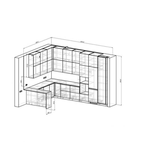 Кухня - гостинная после капитального ремонта. 09
