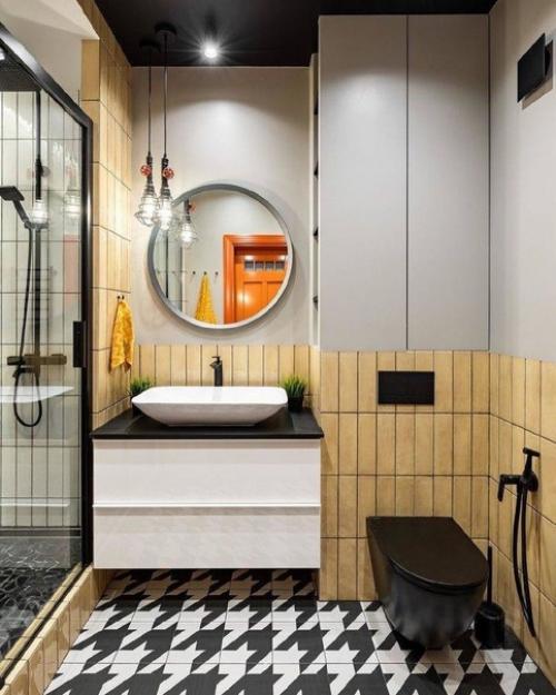 Узорчатая плитка в дизайне интерьеров. 02