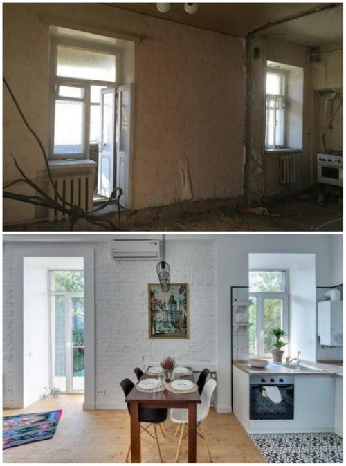 Даже самое маленькое жилище с помощью ремонта можно преобразовать в функциональное и красивое пространство. 03