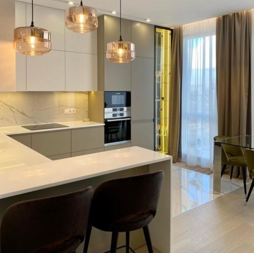 Кухня - гостинная после капитального ремонта. 05