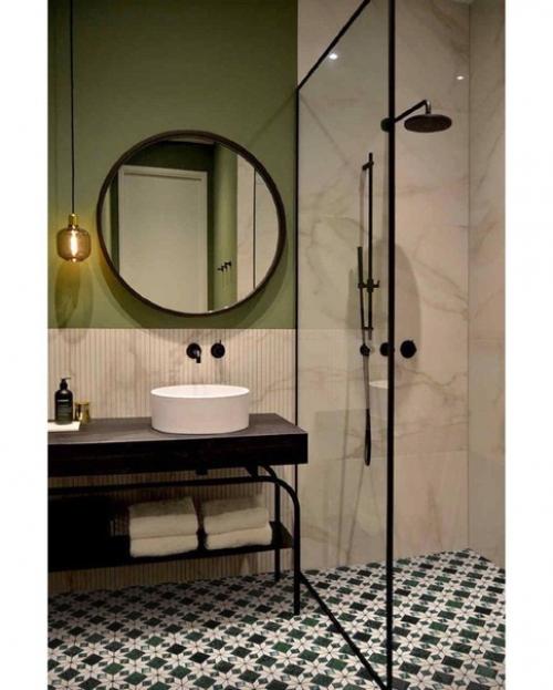 Узорчатая плитка в дизайне интерьеров. 03