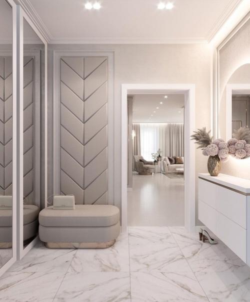 Выполненный и уже реализованный дизайн - проект квартиры, площадью - 150 кв. 08