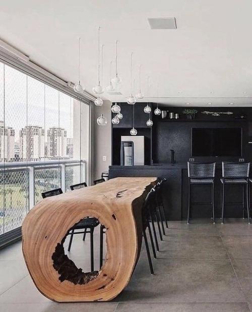 Слэбы из дерева могут быть прекрасным дополнением к интерьеру любого дома. 03