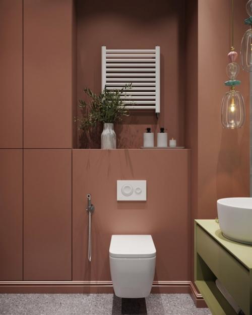 Школа ремонта.  Прекрасная ванная комната. 02