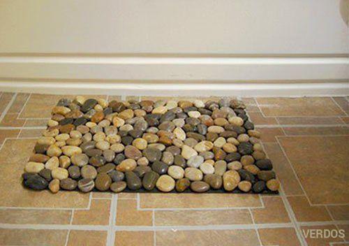 Коврик из гальки своими руками. 03
