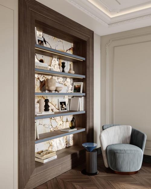 Интерьер мастер - спальни в стиле ар - деко. 03