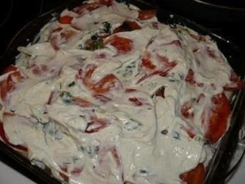 Обалденная вкусная запеканка картофельная с рыбкой. 02