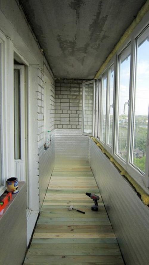 Утепление лоджии своими руками. 04