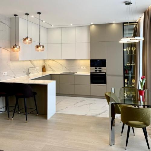 Кухня - гостинная после капитального ремонта. 02