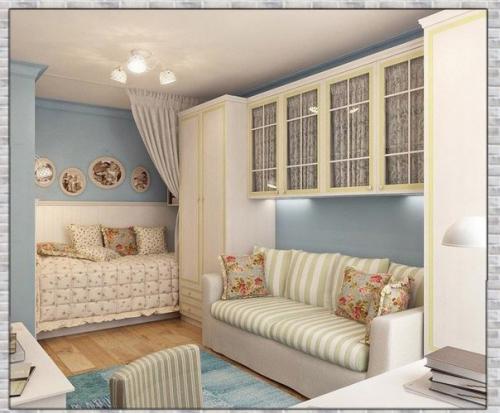 Просторная квартира. В нежных оттенках цветов. 01