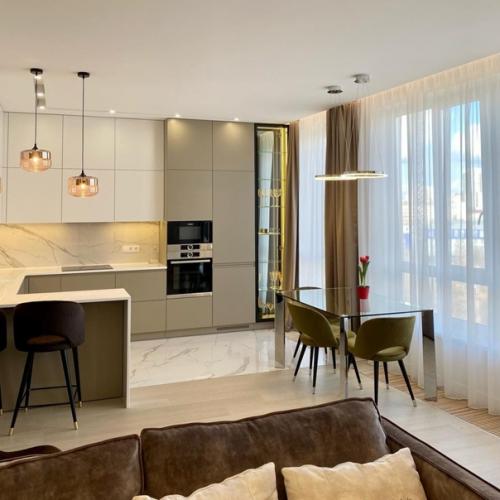 Кухня - гостинная после капитального ремонта. 01