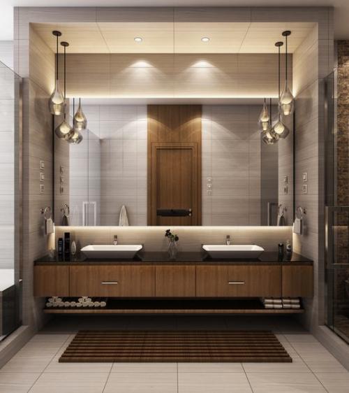 Освещение в ванной, особенно у зеркала - это важный момент, ведь от него зависит, что вы будете видеть утром, глядя на себя в зеркало! 03