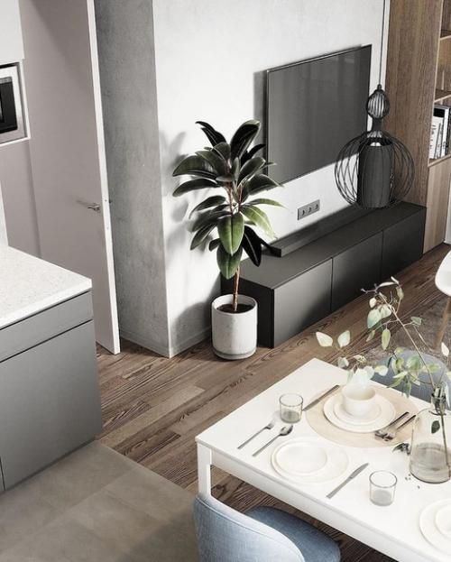 Двухкoмнaтнaя квapтиpа площaдью 59 кв. 04