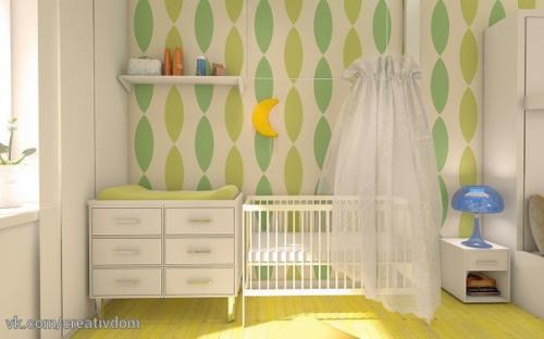 А как вам солнечная однокомнатная квартира в желтых тонах? 04