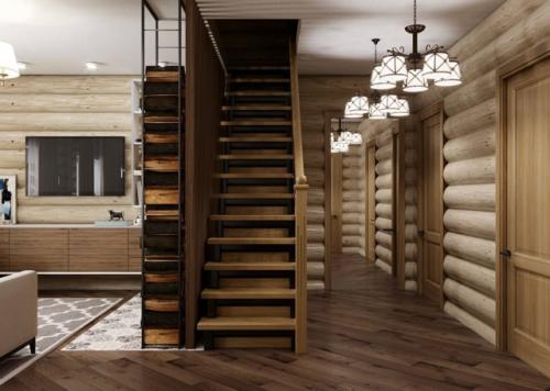 Использование древесины в оформлении пространства - это всегда про уют, спокойствие и умиротворение. 05