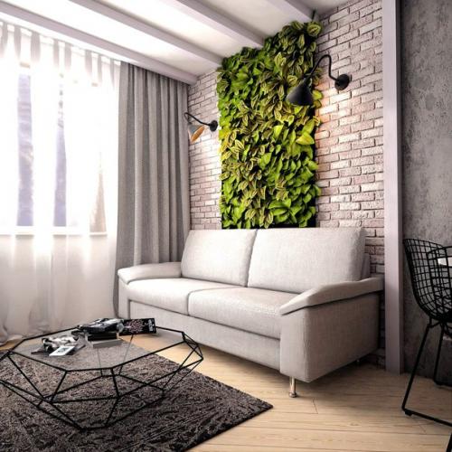 Вот что будет, если смешать лофт и эко - стиль;. 04