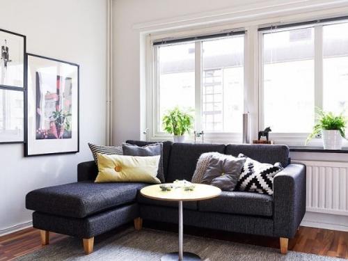 Дизайнерское решение для маленькой студии площадью 25 кв. 06