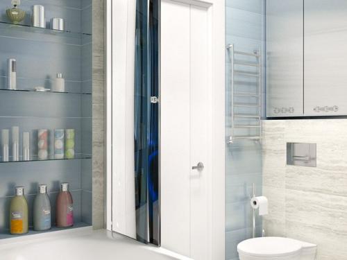 Дизайн интерьера ванной комнаты в стиле модерн. 03