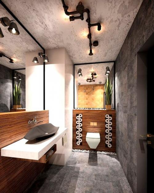 Вот что будет, если смешать лофт и эко - стиль;. 03