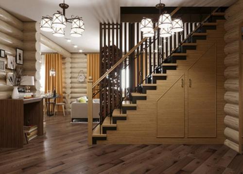 Использование древесины в оформлении пространства - это всегда про уют, спокойствие и умиротворение. 07