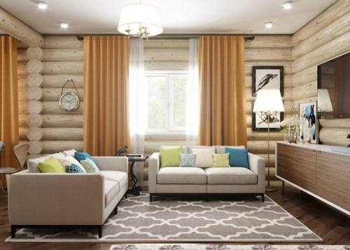 Использование древесины в оформлении пространства - это всегда про уют, спокойствие и умиротворение. 08