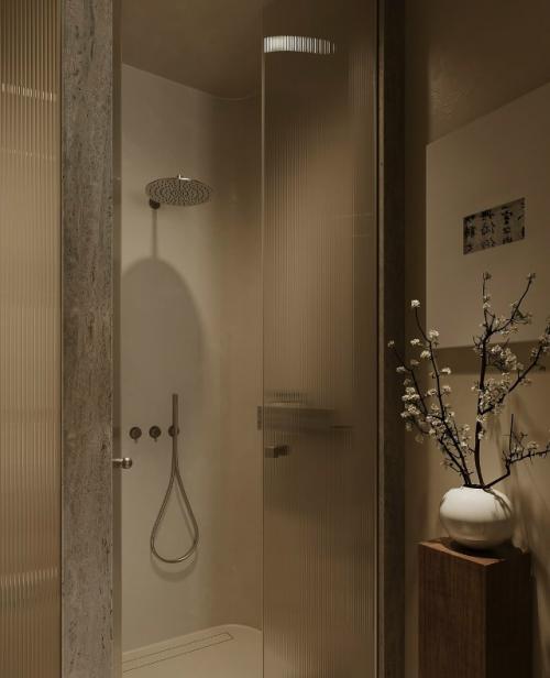 Эта ванная комната - настоящий оазис спокойствия и уюта. 01