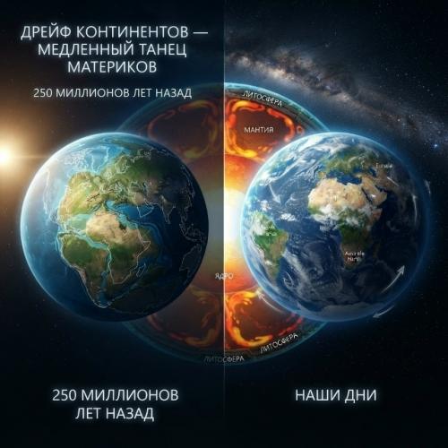 При взгляде на глобус создаётся впечатление, что континенты - это куски разбитой скорлупы, некогда плотно соединённые между собой.