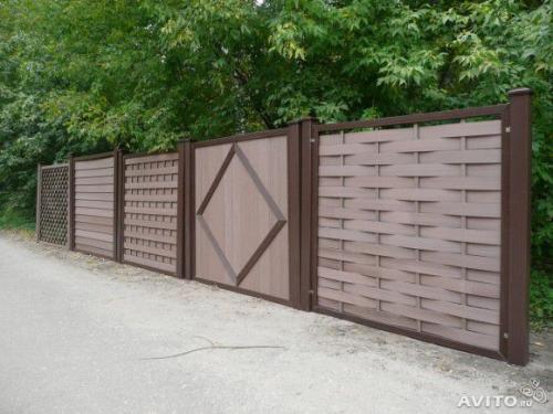 Заборы и ограждения из ДПК. 01 Заборы и ограждения из ДПК. 01