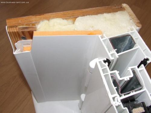 Установкаь Откосов из сэндвич - панели. 01