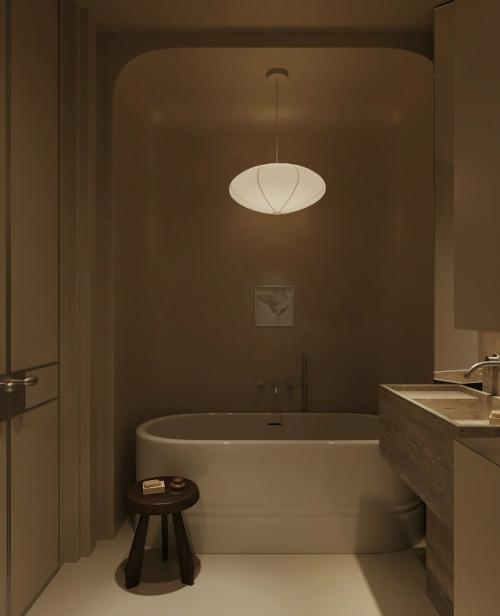 Эта ванная комната - настоящий оазис спокойствия и уюта. 02