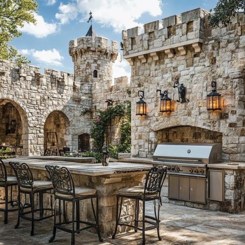 Мангальные зоны в виде замков. 01