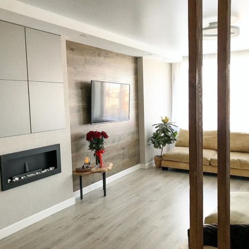 Кухня - гостиная после капитального ремонта. 08