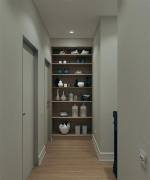 Простой и уютный дизайн 3-х комнатной квартиры, который не давит на глаза. 08