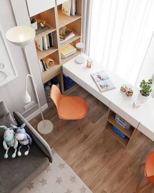 Дизайн детской комнаты площадью 13 кв. 05