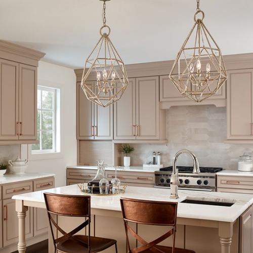 Бежевый цвет - идеальный вариант для кухни. 01