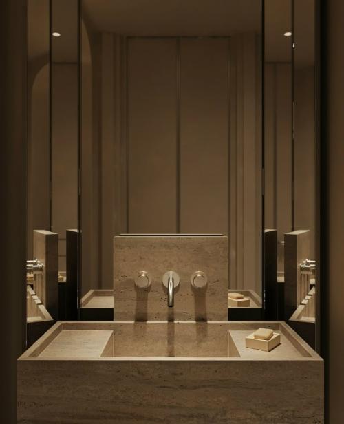 Эта ванная комната - настоящий оазис спокойствия и уюта. 03