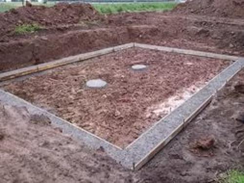 Гравийный фундамент для небольшого дома. 05 Гравийный фундамент для небольшого дома. 05