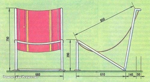 Схемы садовой мебели. 01