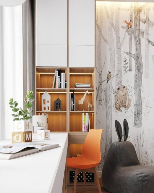 Дизайн детской комнаты площадью 13 кв. 04