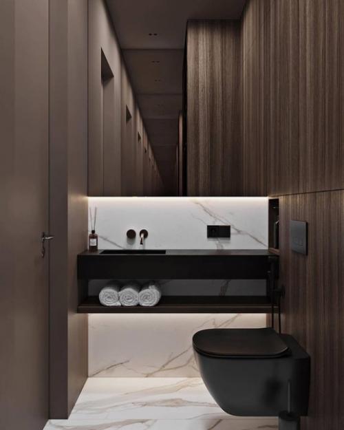 Коричневый цвет в интерьере - олицетворение комфорта, безопасности и уюта. 07