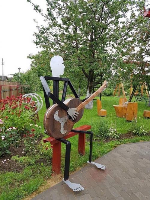 Все на даче сделано руками одного человека! 09