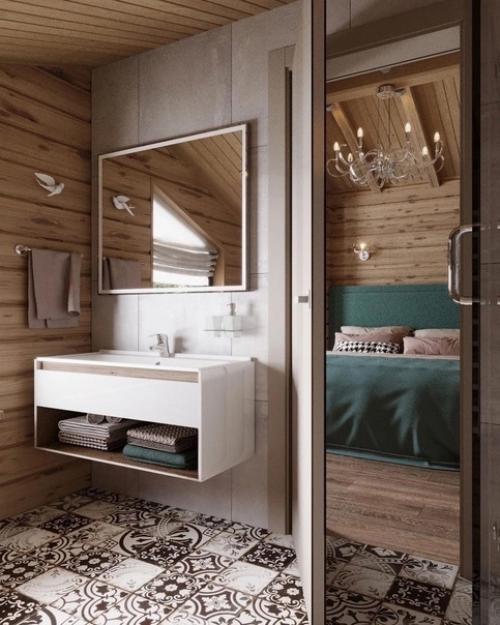 Лишь в том случае, если вам по душе загородные дома, то обратите внимание на интерьер этого замечательного домика. 09