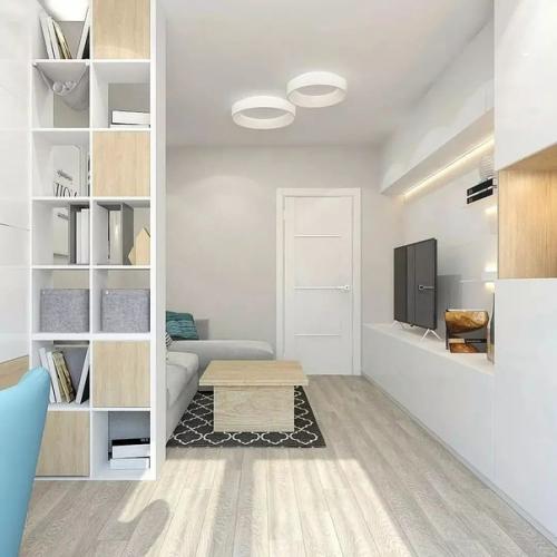 Приятный дизайн - проект квартиры в современном стиле без Пафоса и лишнего шика. 03