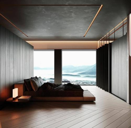 Шикарная спальня с шикарным Видом из окон. 01