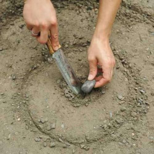 Мозаика из гальки своими руками. 05