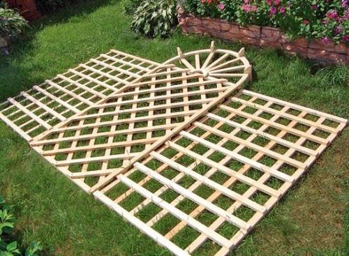 Деревянный трельяж - опора своими руками! 05 Деревянный трельяж - опора своими руками! 05